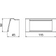 Супорт-рамка OBO Bettermann (7368485) для UDHOME ONE 2x Modul45