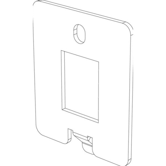 Додатковий супорт OBO Bettermann (7368490) для UDHOME ONE 1хRJ45 тип A (AMP Standard 110Connect, SL Series 110Connect and Toolless, AMP-Twist)