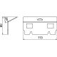 Додатковий супорт OBO Bettermann (7368474) для UDHOME2 2хRJ45 тип C (Keystone Brand-Rex R&M)