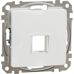 Центральна плата для одинарного роз'єму Keystone Schneider Electric Sedna Design & Elements SDD111421 (біла)