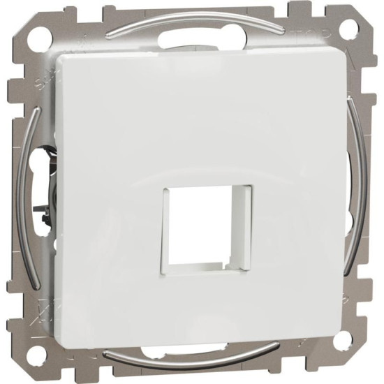 Центральна плата для одинарного роз'єму Keystone Schneider Electric Sedna Design & Elements SDD111421 (біла)