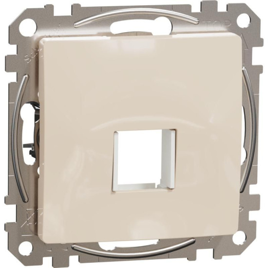 Центральна плата для одинарного роз'єму Keystone Schneider Electric Sedna Design & Elements SDD112421 (бежева)