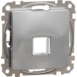 Центральна плата для одинарного роз'єму Keystone Schneider Electric Sedna Design & Elements SDD113421 (алюміній)