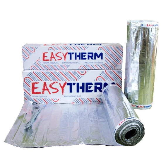 Нагрівальний двожильний мат EasyTherm з фольгою EMF12.00 24м