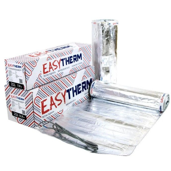 Нагрівальний двожильний мат EasyTherm з фольгою EMF 6.00 12м