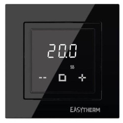 Електромеханічний цифровий терморегулятор Easytherm ET35 16А 3200Вт (чорний)