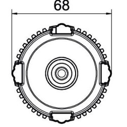 Кришка для підрозетника Obo Bettermann ZU 60-SD (2003760)