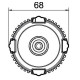 Кришка для підрозетника Obo Bettermann ZU 60-SD (2003760)