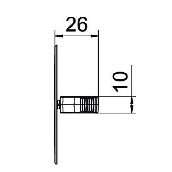 Кришка Obo Bettermann Ø60мм ZA 60-FD (2003749)