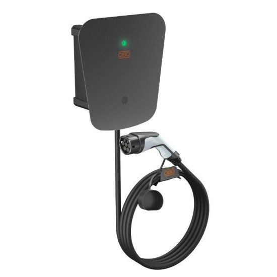 Зарядна станція OBO Bettermann Ion Basic 22 кВт Mode 3 Type 2 кабель 5м