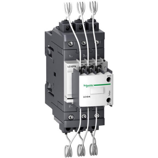Контактор для КБ 40кВар Schneider Electric LC1DTKM7 220В 50/60Гц