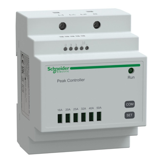 Контролер керування потужністю Schneider Electric EVA1HPC1 Evlink Home 1P налаштування максимального струму зарядної станції вручну від 16A до 50A