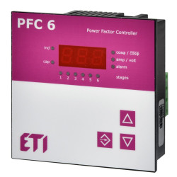 Регулятор реактивної потужності ETI PFC 6 RS 6 ступенів 400В