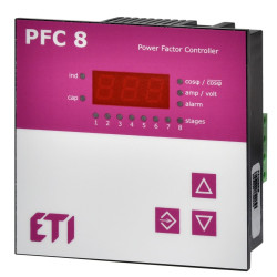 Регулятор реактивної потужності ETI PFC 8 RS 8 ступенів 400В