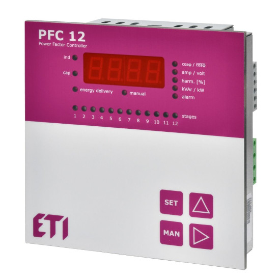 Регулятор реактивної потужності ETI PFC 12 RS 12 ступенів 400В