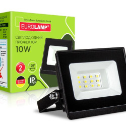 Прожектор з радіатором Eurolamp LED-FL-10(B) 10Вт 6500K