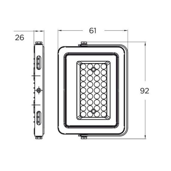 Прожектор з радіатором Eurolamp LED-FL-10(B) 10Вт 6500K