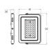 Прожектор з радіатором Eurolamp LED-FL-10(B) 10Вт 6500K