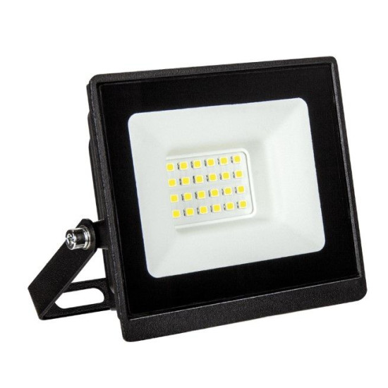 Прожектор з радіатором Eurolamp LED-FL-20(B) 20Вт 6500K