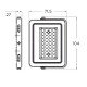 Прожектор з радіатором Eurolamp LED-FL-20(B) 20Вт 6500K