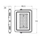 Прожектор з радіатором Eurolamp LED-FL-30(B) 30Вт 6500K