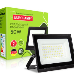 Прожектор з радіатором Eurolamp LED-FL-50(B) 50Вт 6500K