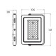 Прожектор з радіатором Eurolamp LED-FL-50(B) 50Вт 6500K