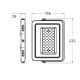 Прожектор з радіатором Eurolamp LED-FL-100(B) 100Вт 6500K