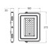 Прожектор з радіатором Eurolamp LED-FL-150(B) 150Вт 6500K