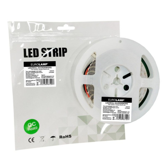 LED стрічка Eurolamp SMD 60 діодів/м 24В 6200K 5 метрів