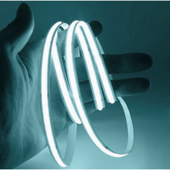 LED стрічка Eurolamp COB 480 діодів/м 24В 6500K 5 метрів
