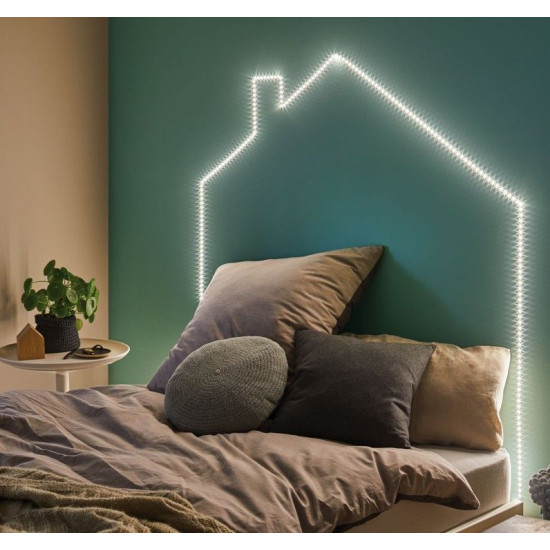 LED стрічка Eurolamp COB 480 діодів/м 24В 3000K 5 метрів