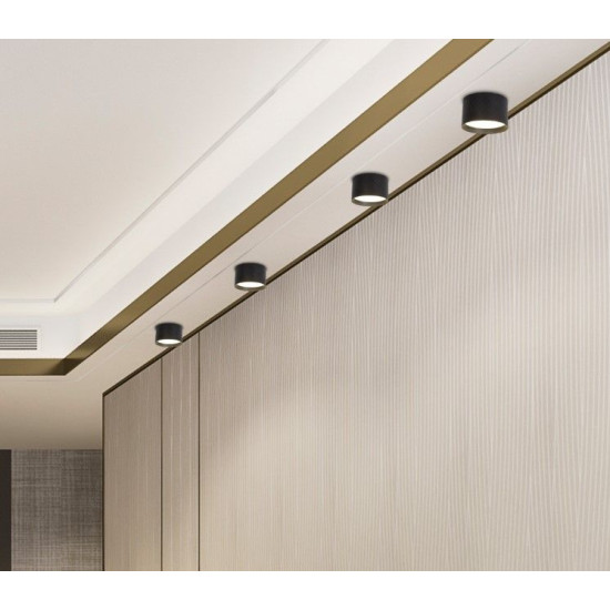 Світильник точковий для ламп GX53 Eurolamp N4 чорний