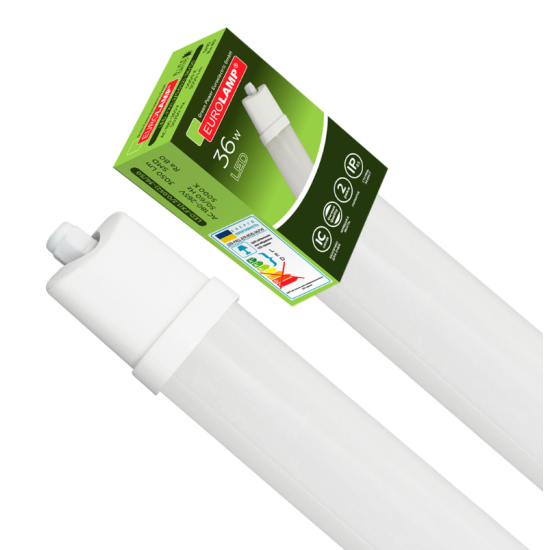Пиловологозахищений світильник Eurolamp LED-FX(1.2/0.052) 36Вт IP65 5000K