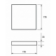 Світильник Eurolamp LED-NLS-21/40(GM) 21Вт 4000K