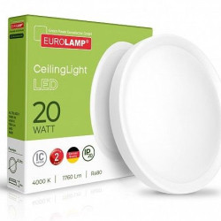 Накладний світильник Eurolamp Easy click LED-NLR-20/40(GM) 20Вт 4000K