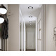 Круглий врізний світильник Eurolamp LED-DLR-7/4(new)(black) 7Вт 4000K