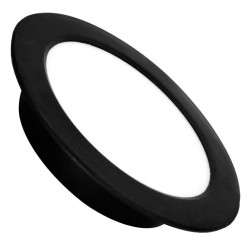Круглий врізний світильник Eurolamp LED-DLR-9/4(new)(black) 9Вт 4000K