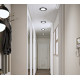 Круглий врізний світильник Eurolamp LED-DLR-12/4(new)(black) 12Вт 4000K