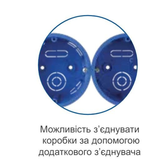 Установочна коробка Аско-Укрем КМ 01 ᴓ65мм