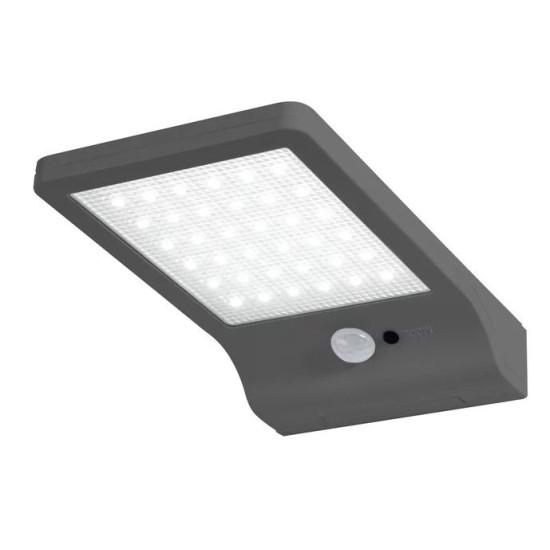 Фасадний світильник на сонячній батареї Ledvance DoorLED Solar Sensor 4000K Silver