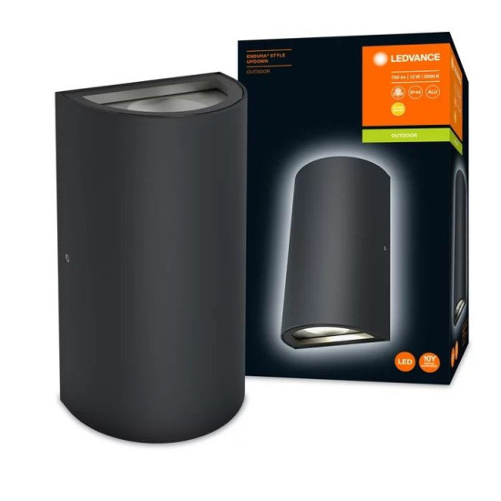 Фасадний світильник Ledvance ENDURA Style UpDown 12Вт Dark Gray