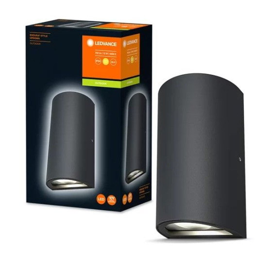 Фасадний світильник Ledvance ENDURA Style UpDown 12Вт Dark Gray