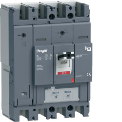 Автоматичний вимикач Hager HMJ401DR TMx630 220/415В 50кА 4P