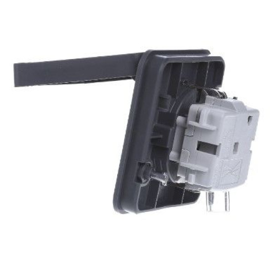 Розетка із з/к та кришкою Berker W.1 IP55