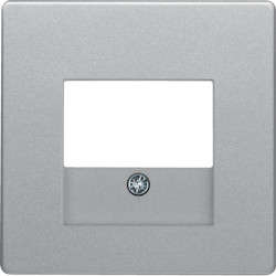Накладка для розеток, гучномовців, USB-розеток Berker Q.х (алюміній)