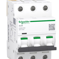 Автоматичний вимикач Schneider Electric iC60N A9F75350 3P 50A D