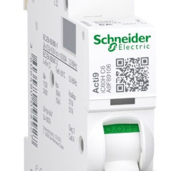 Автоматичний вимикач Schneider Electric A9F89106 iC60H 1P 6A C