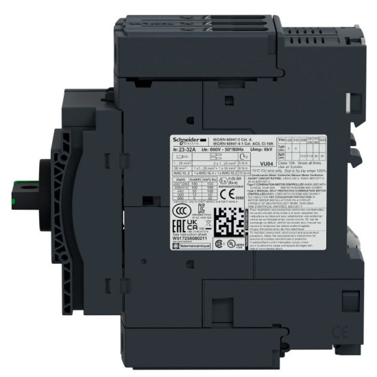 Автомат захисту двигуна Schneider Electric GV3P73 62-73 із комбінованим розчепленням