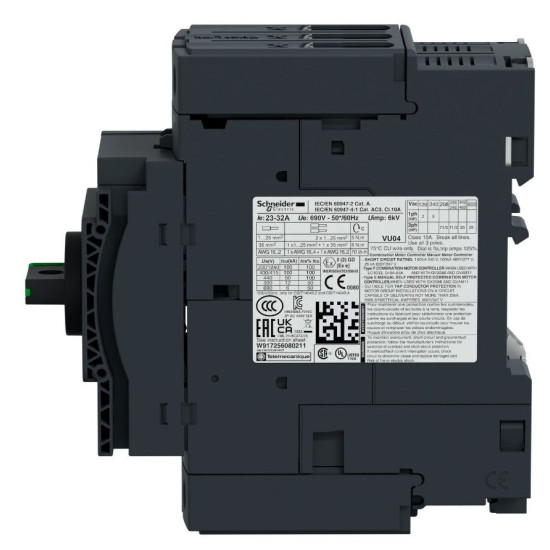 Автомат захисту двигуна Schneider Electric GV3P80 24-32 з комбінованим розчепленням